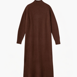 High-Neck Midi Length Dress