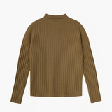 Ribbed Polo Button-Up Shirt