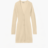 Cable Pointelle-knit cardigan