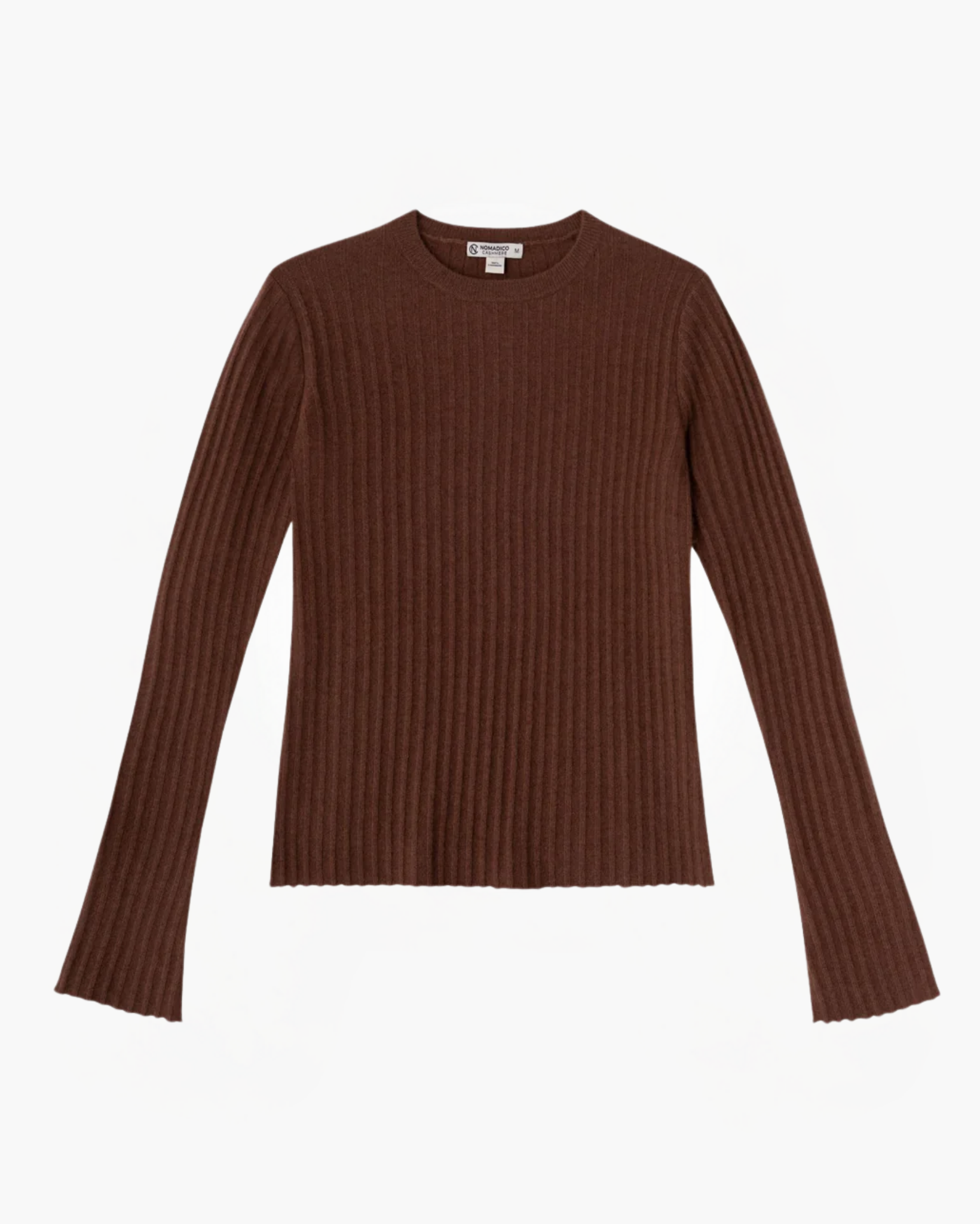 Ribbed C-neck Sweater