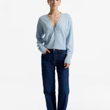 Cable-Knit Detail Cardigan