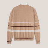 Striped C-neck Sweater