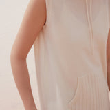 Pointelle Rib-knit Detailed Dress