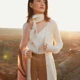 Cable Pointelle-knit cardigan