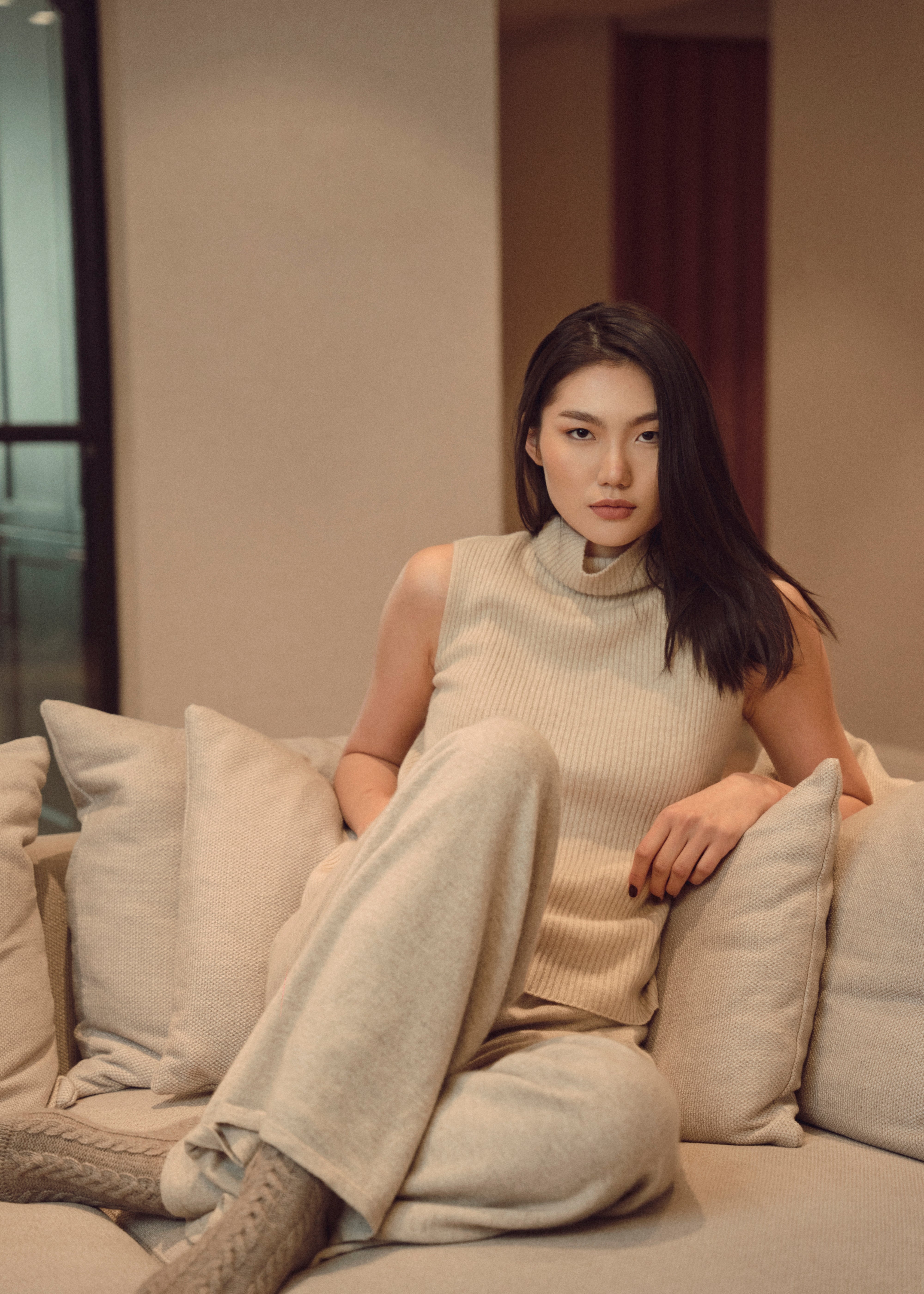 Wide Leg Culotte Pants