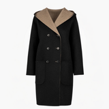 Double Breasted Hooded Coat