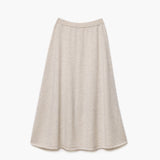 Cashmere Flared Maxi Skirt