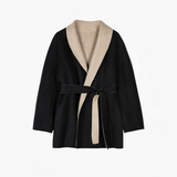 Shawl Lapel Collar Short Coat