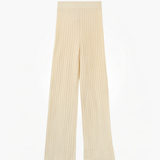 Pointelle Rib-knit Pants
