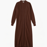 Ajour Open-Front Cardigan