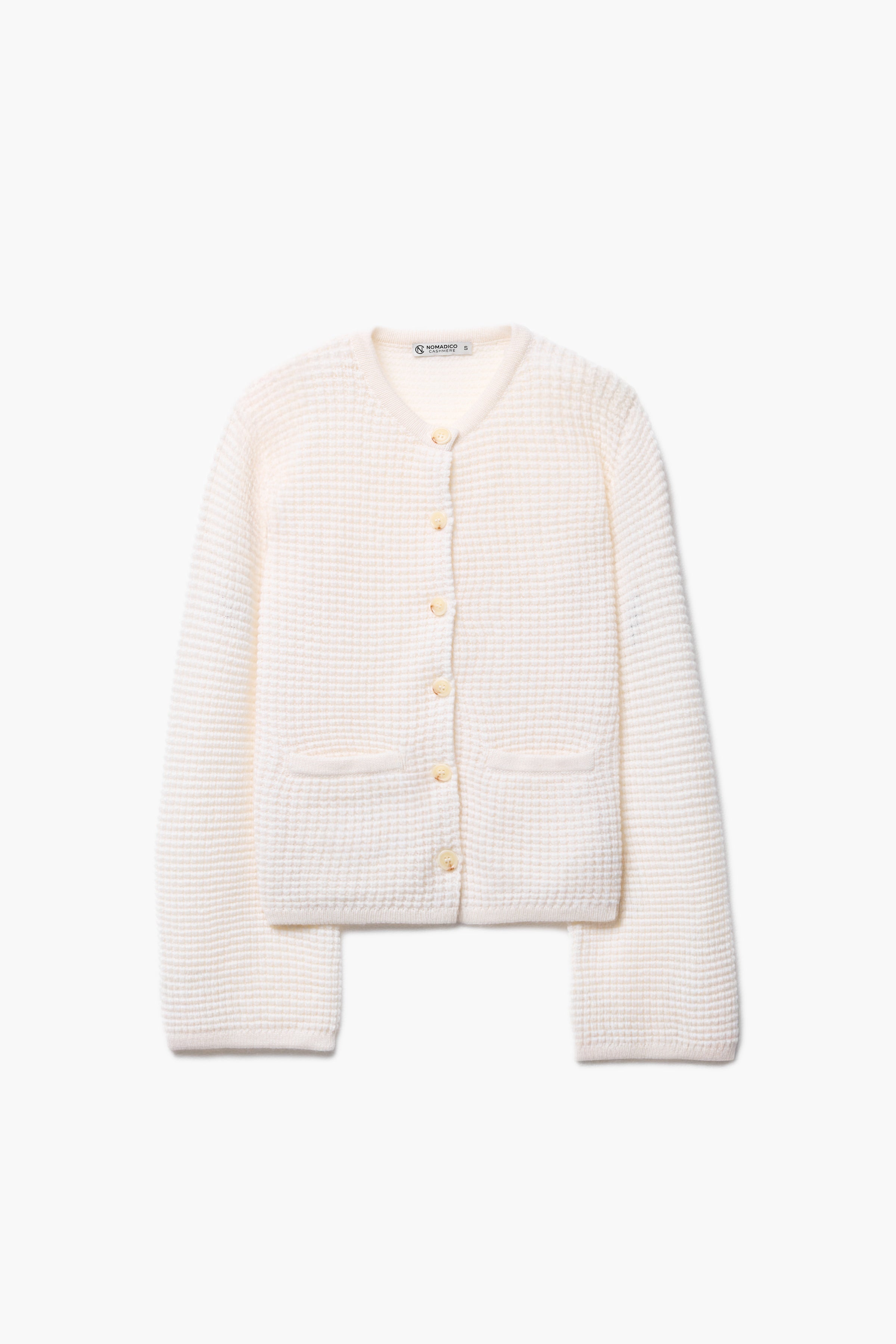 Waffle Knit Cardigan – NOMADICO CASHMERE
