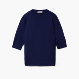 Short Sleeve Cable Detail Top