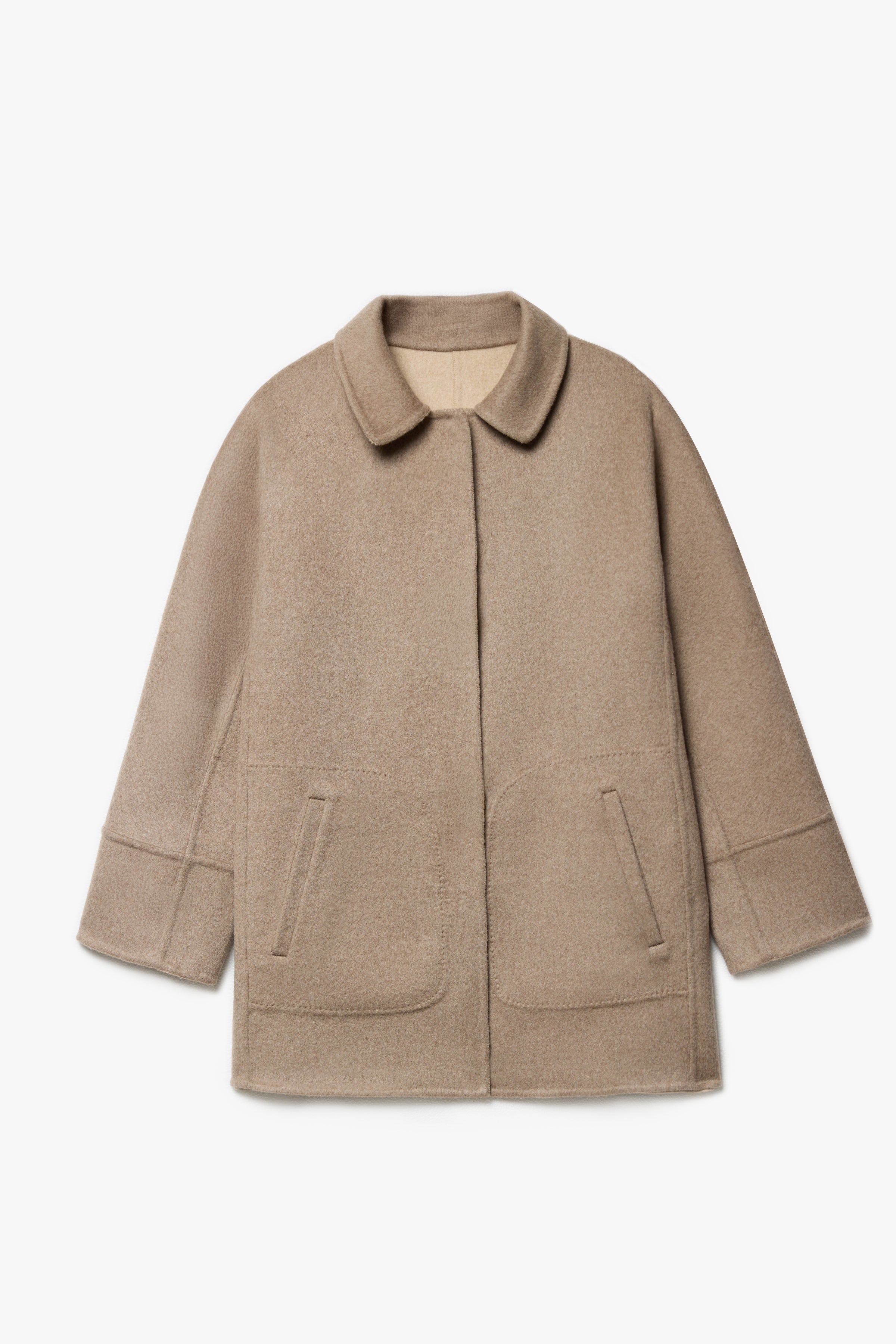 Cashmere Reversible Half Coat – NOMADICO CASHMERE