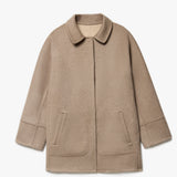 Cashmere Reversible Half Coat
