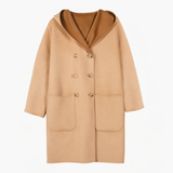 Double Breasted Hooded Coat