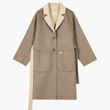 Lapel Collar Long Coat