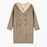 Double Breasted Hooded Coat