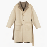 Lapel Collar Long Coat
