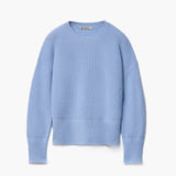 C-Neck Cable Detail Sweater