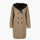 Double Breasted Hooded Coat