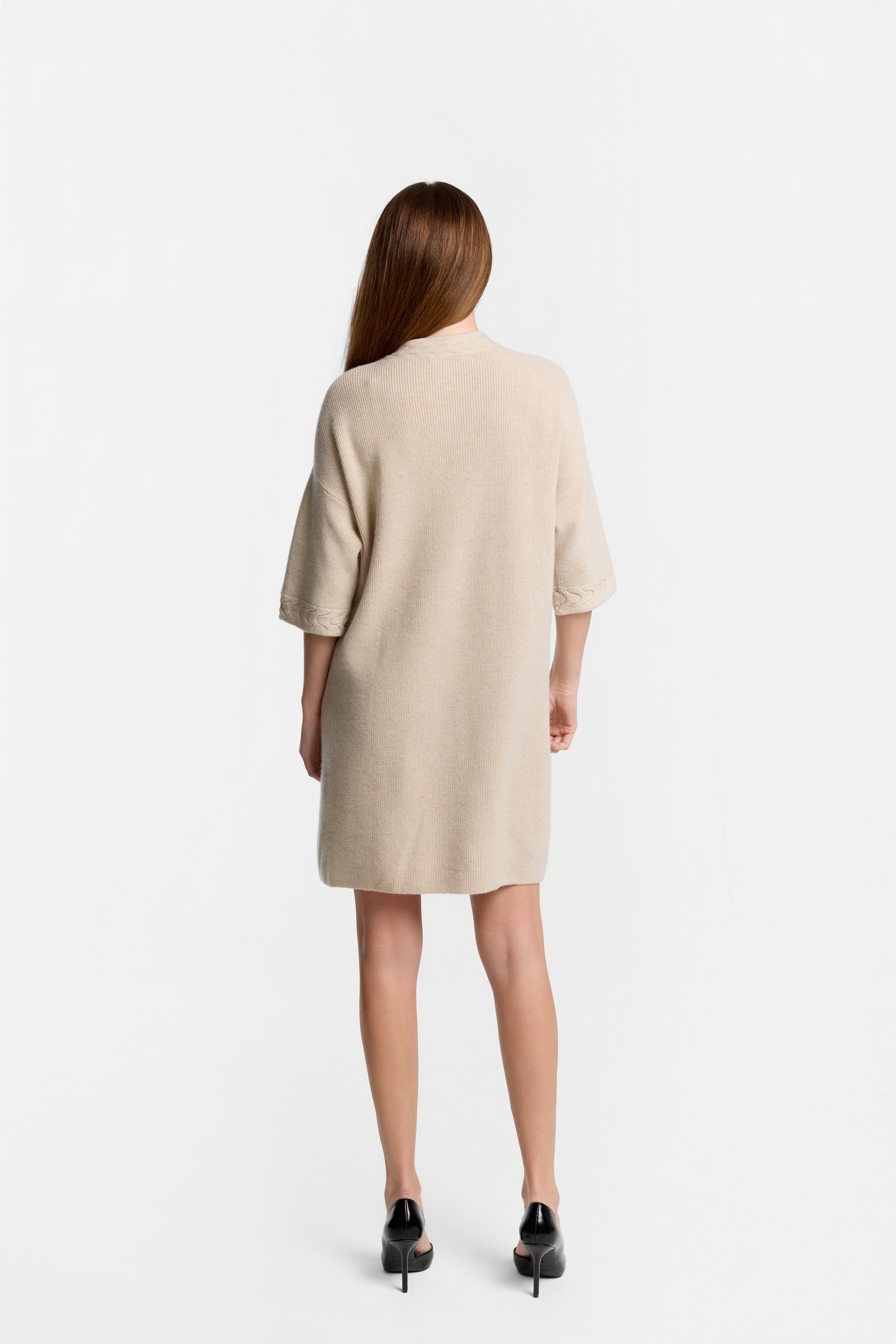 A-Line Pocket Dress Creme Brulee / M