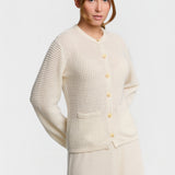 Waffle Knit Cardigan