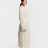 Cashmere Flared Maxi Skirt