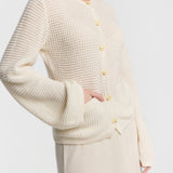 Waffle Knit Cardigan
