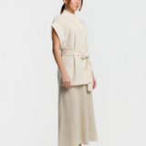 Cashmere Flared Maxi Skirt