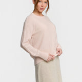 C-Neck Cable Knit Sweater