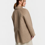Cashmere Reversible Half Coat