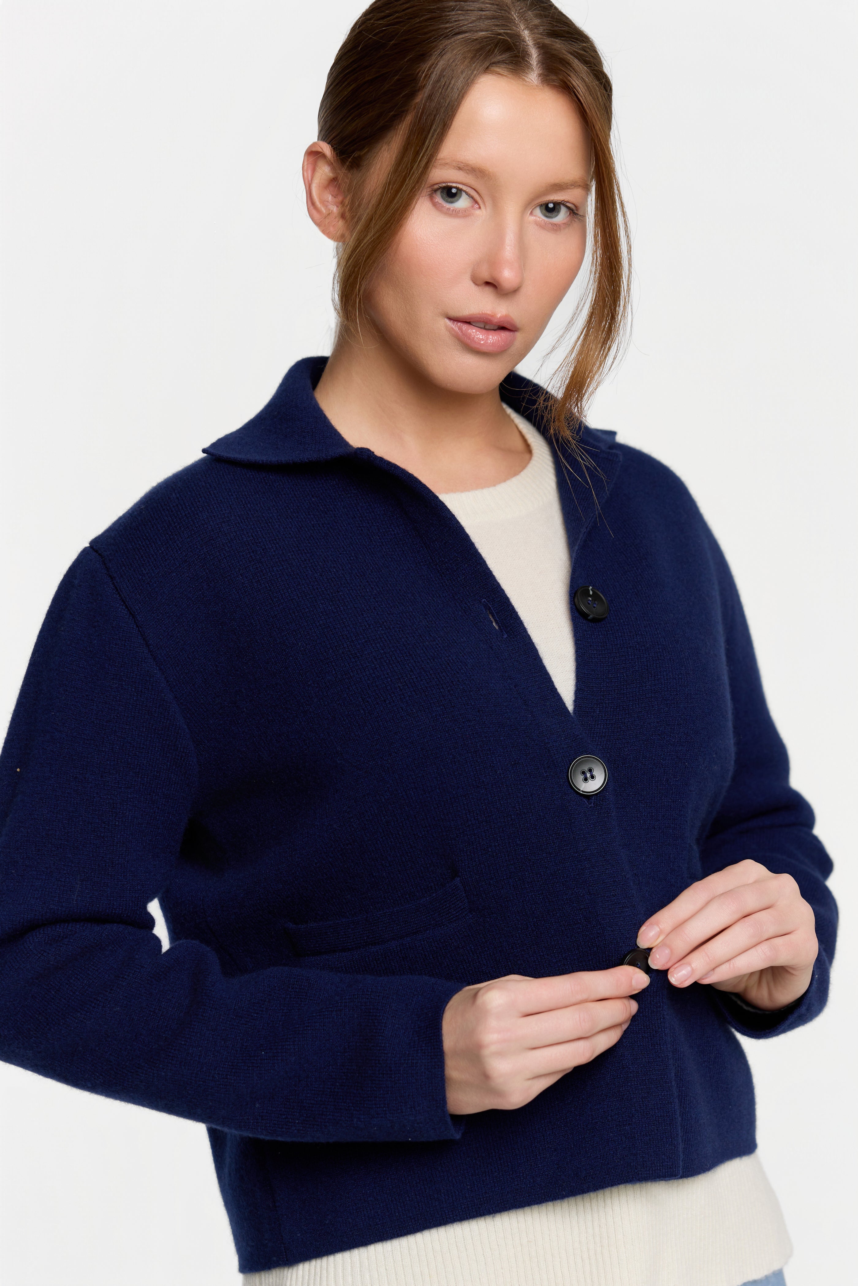 Jacket Type Cardigan – NOMADICO CASHMERE