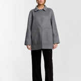 Cashmere Reversible Half Coat