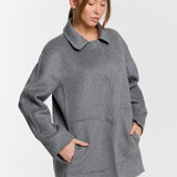 Cashmere Reversible Half Coat
