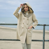 Double Breasted Hooded Coat