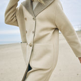 Double Breasted Hooded Coat