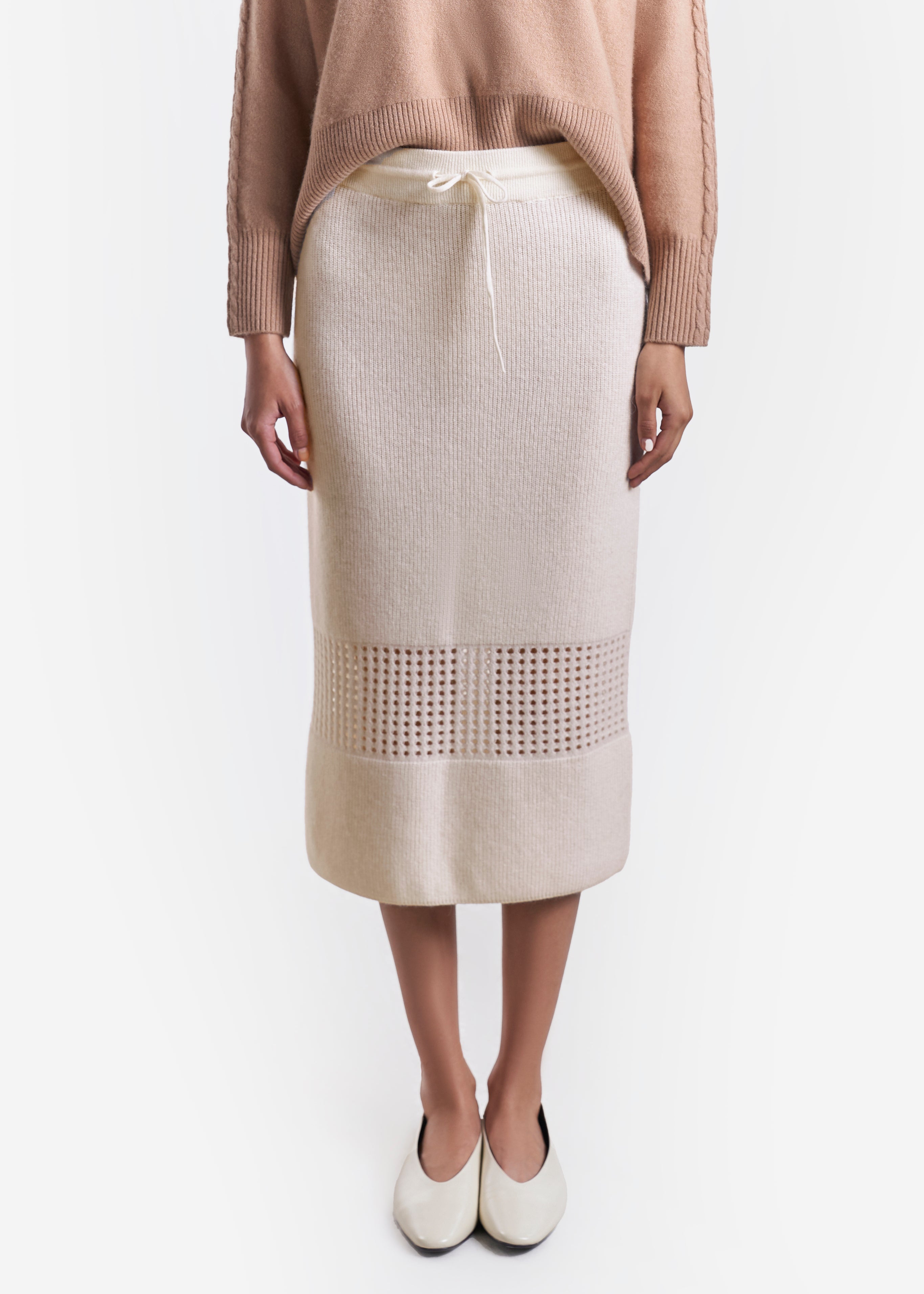 Ajour Knit Skirt