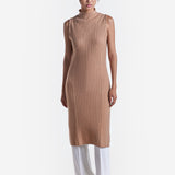 Rib-knit Sleeveless Dress