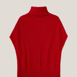 Cable-knit Turtleneck Vest