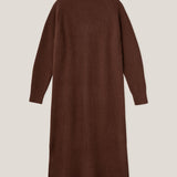 High-Neck Midi Length Dress