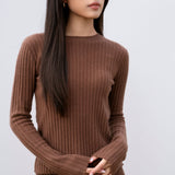 Ribbed Flare Skirt
