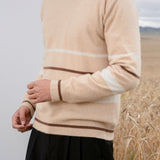 Striped C-neck Sweater