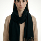 Fringed scarf