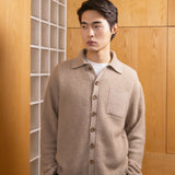 Button Up Waffle Knit Shirt