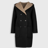 Double Breasted Hooded Coat