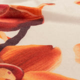 Red-Orange Orchid Printed Shawl